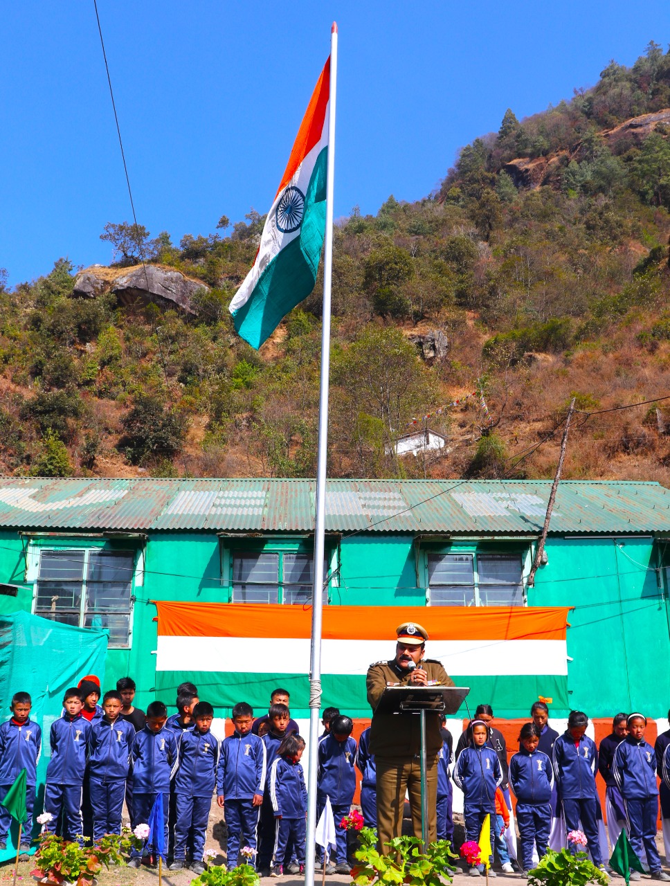 Jemithang on the Indo China border