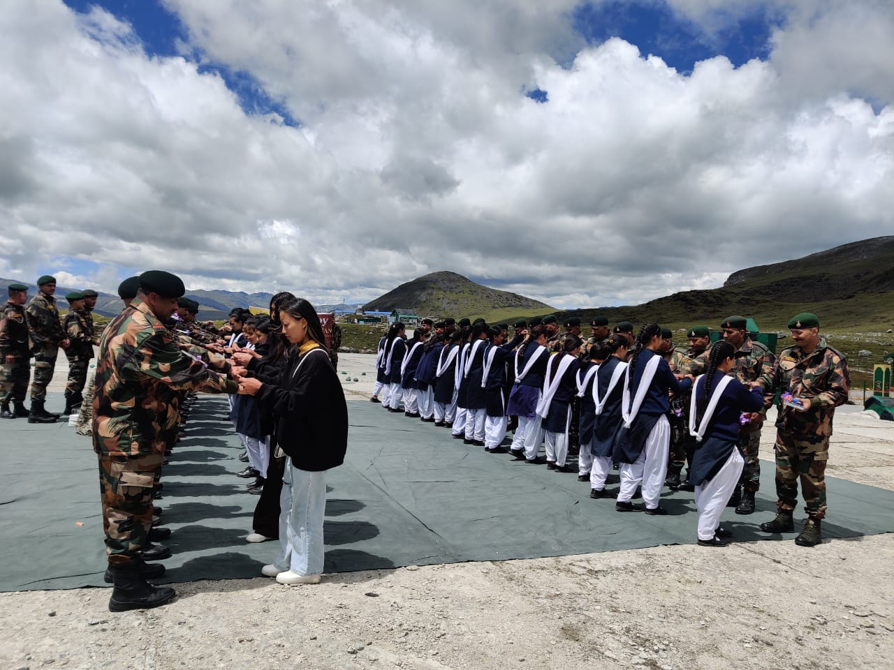 Indian Army celebrates raksha bandhan