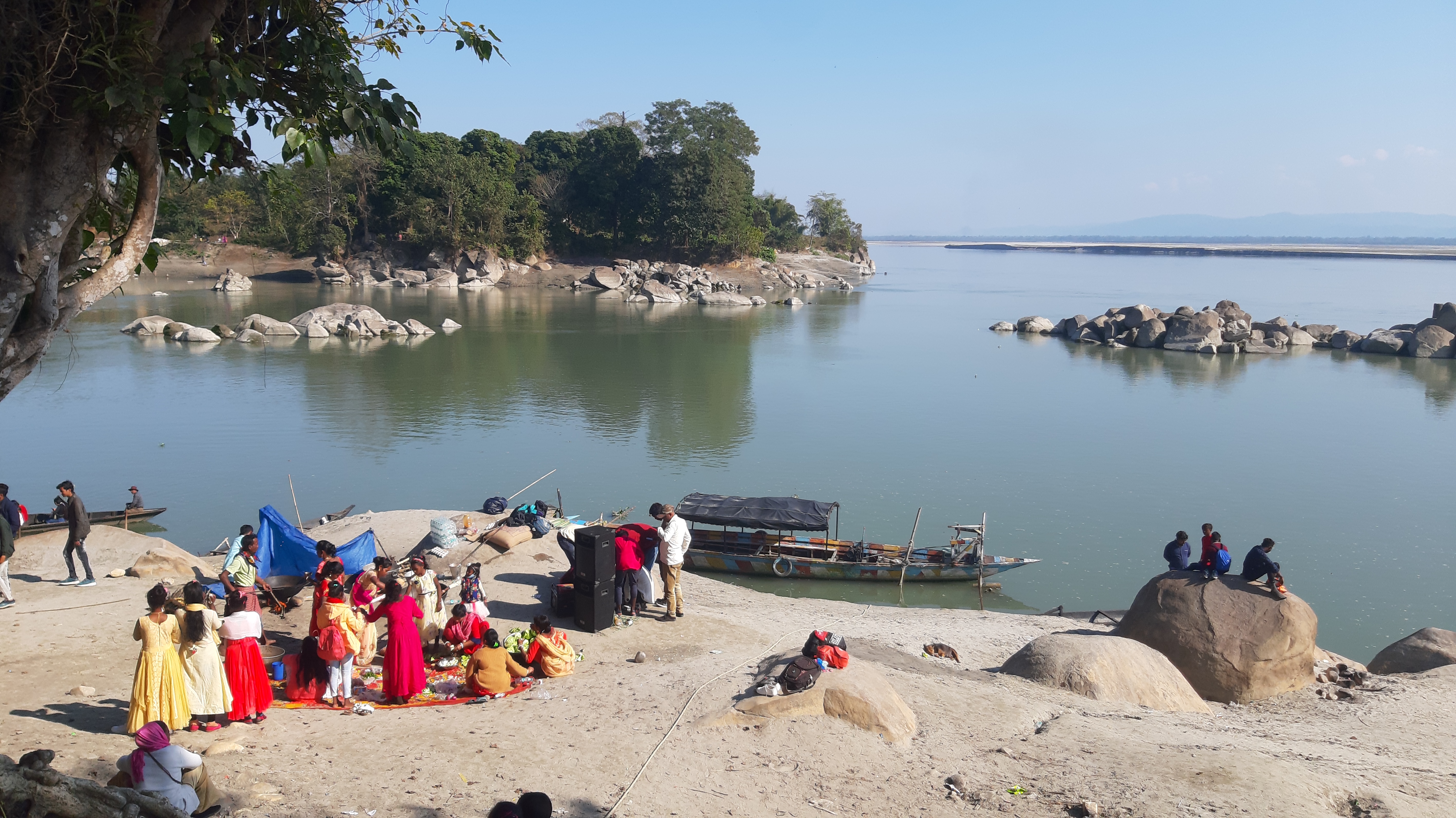 Illegal encroachment in Kaziranga