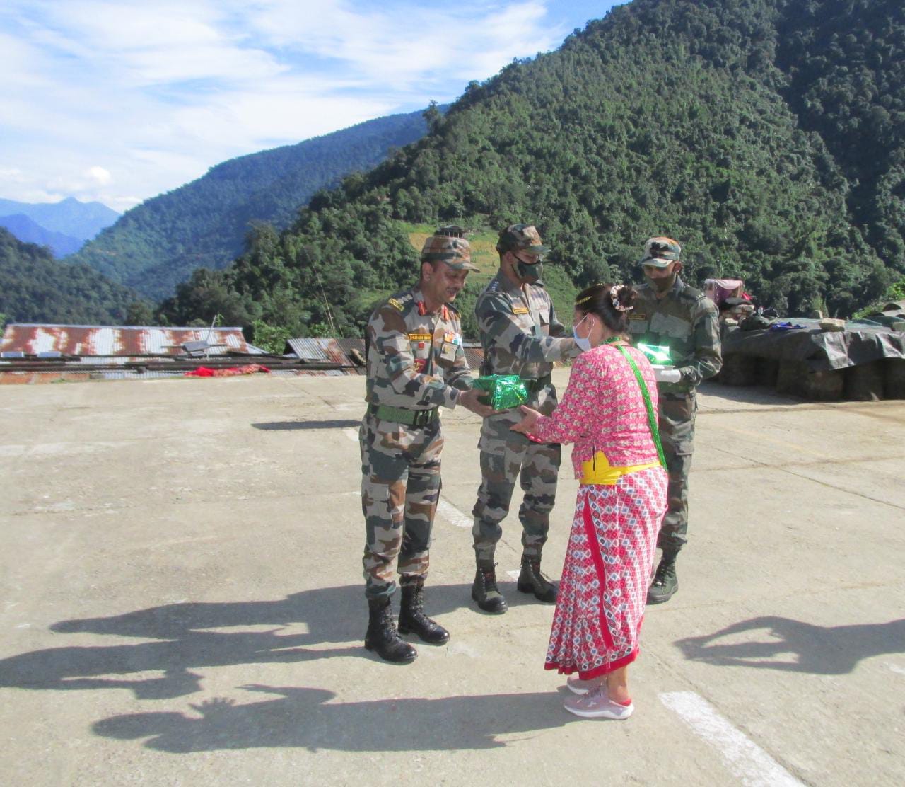 INDIAN ARMY AND LOCALS PAY TRIBUTE TO 1962 WAR HERO HAVILDAR SHER BAHADUR THAPA