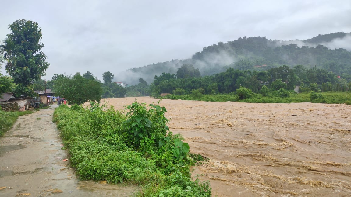 Two death due to Siang river flood