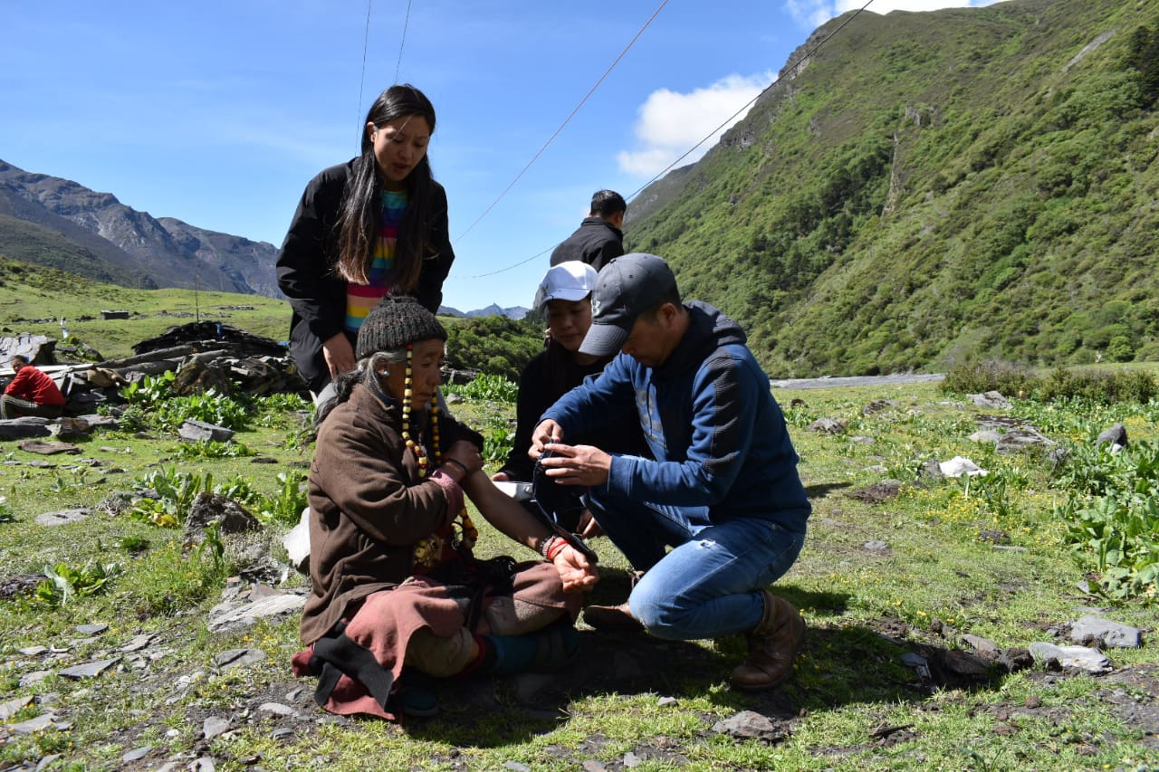 Vaccination drive at Indo Tibbet Border area