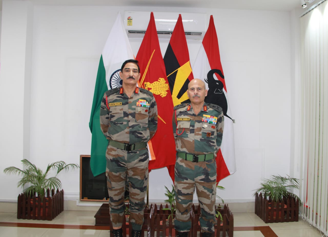 change of command of  Gajraj Corps