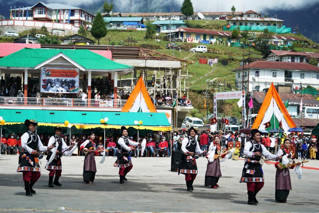 Swarnim Vijay Mashaal reaches Tawang in Arunachal