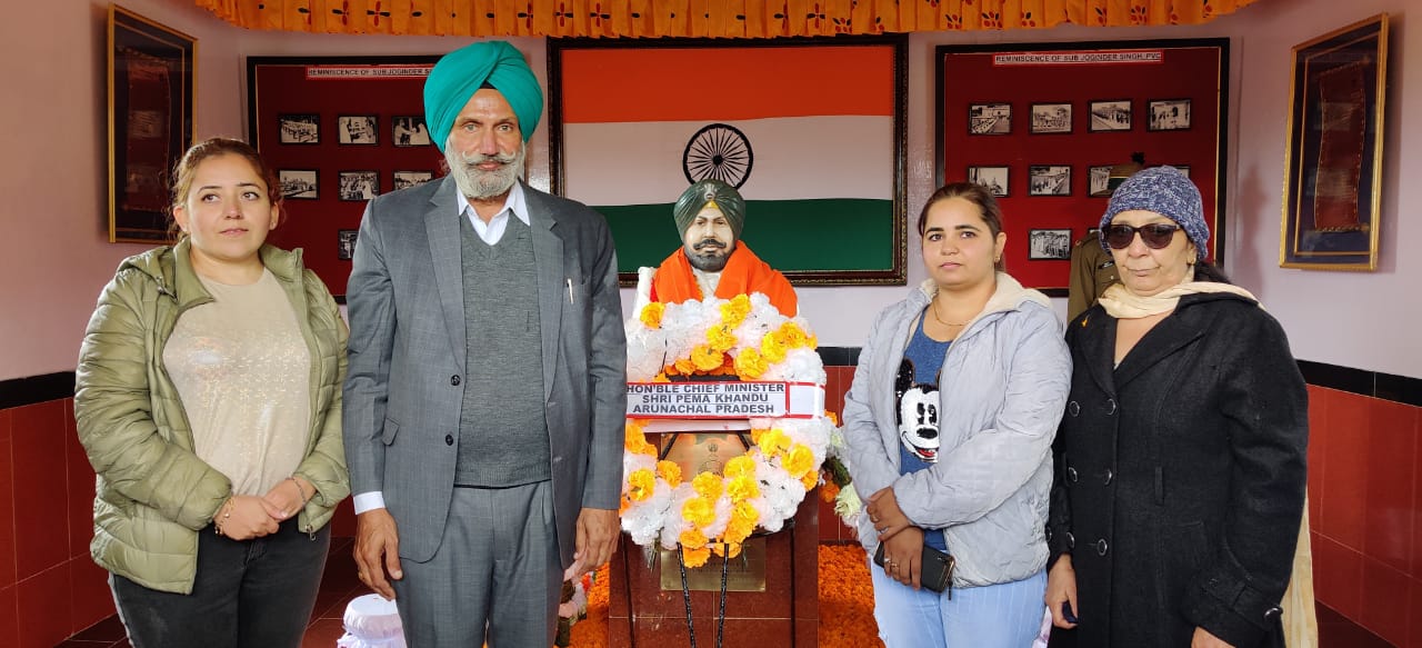 WAR MEMORIAL OF 1962 BRAVE HEART SUB JOGINDER SINGH