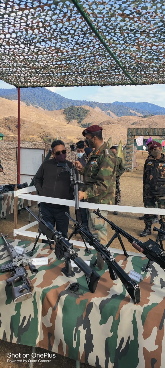 indian army showed armed in arunachal pradesh