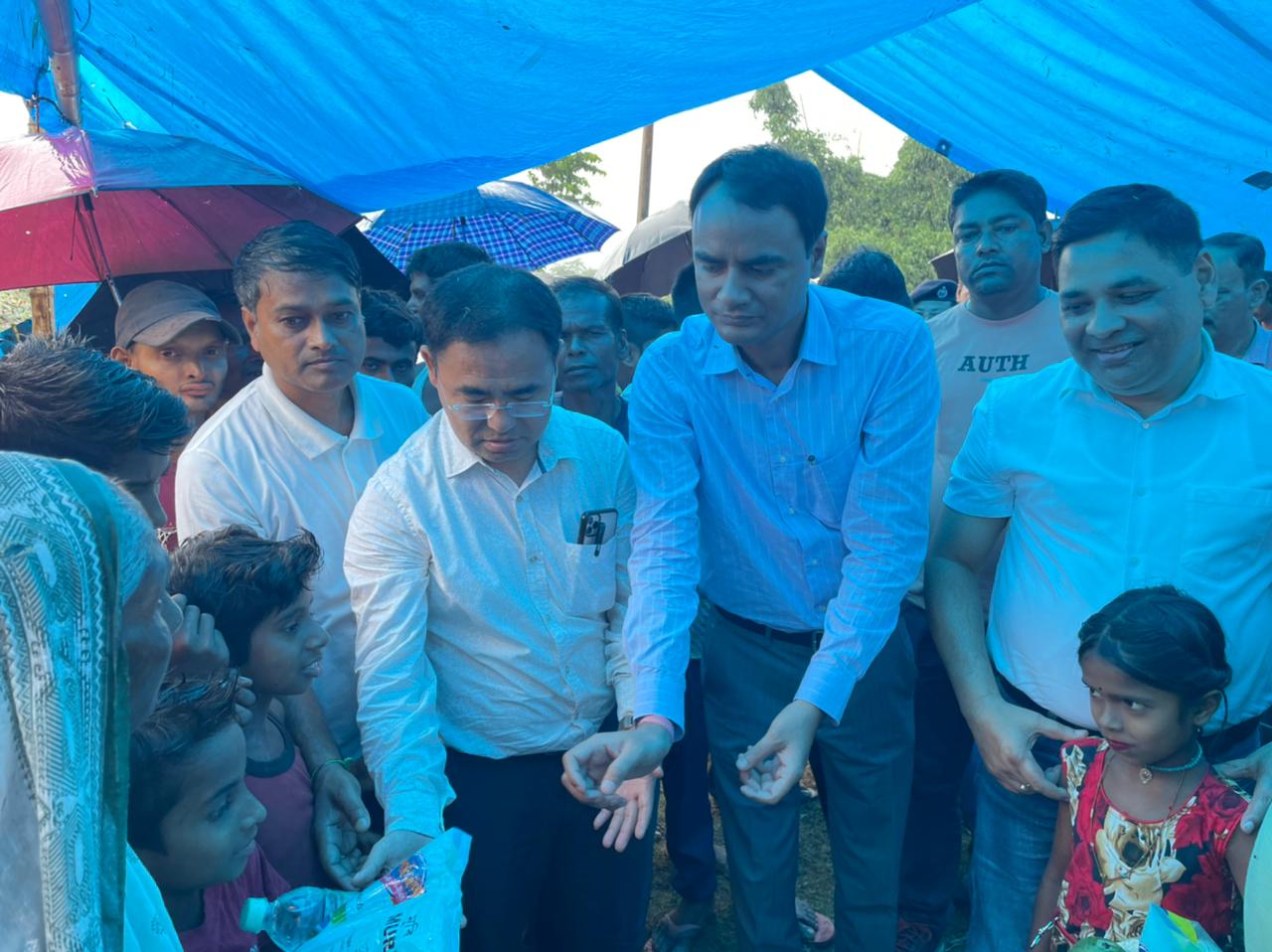 Anant Lal Gyani visited flood effected area of Sonitpur