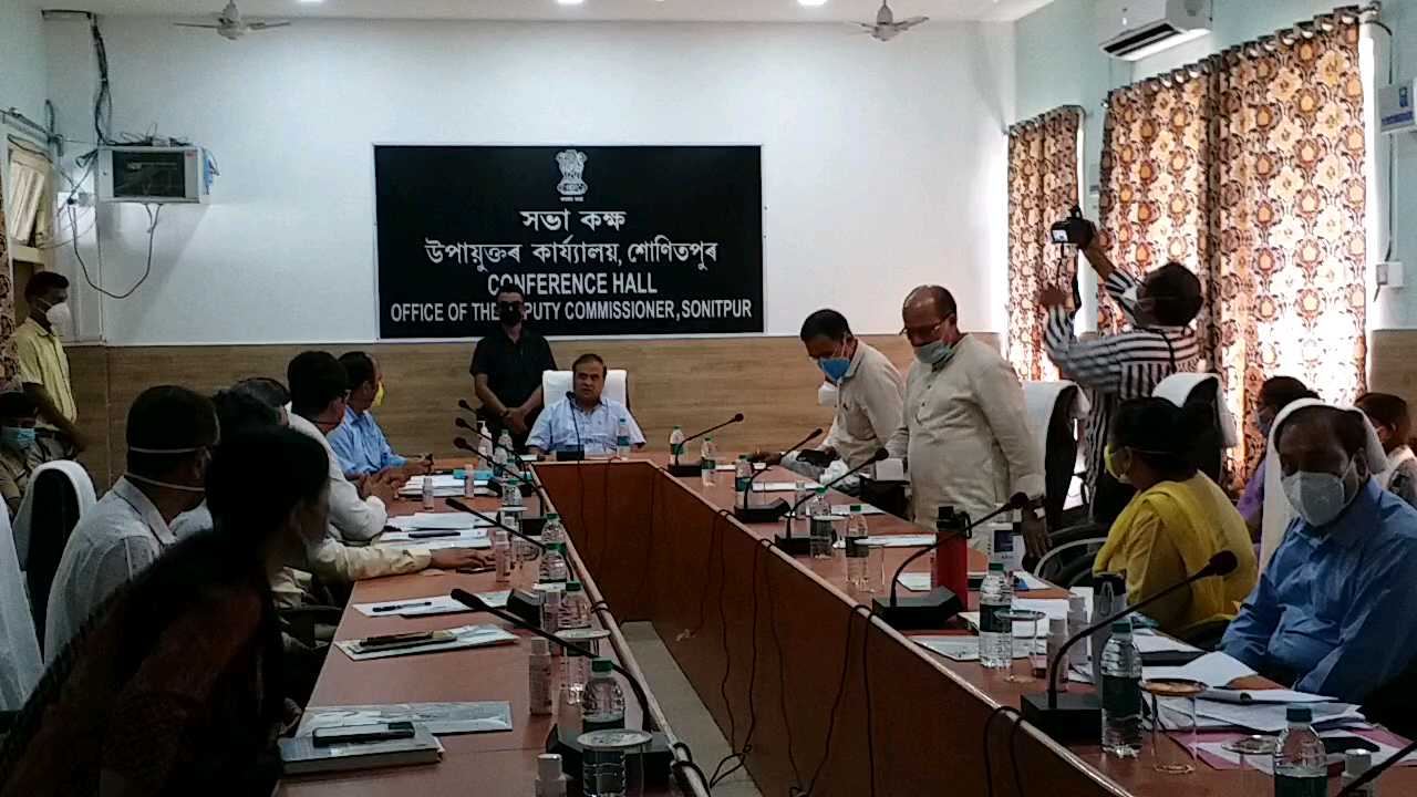 health minister at Sonitpur district spokes on Covid-19 details