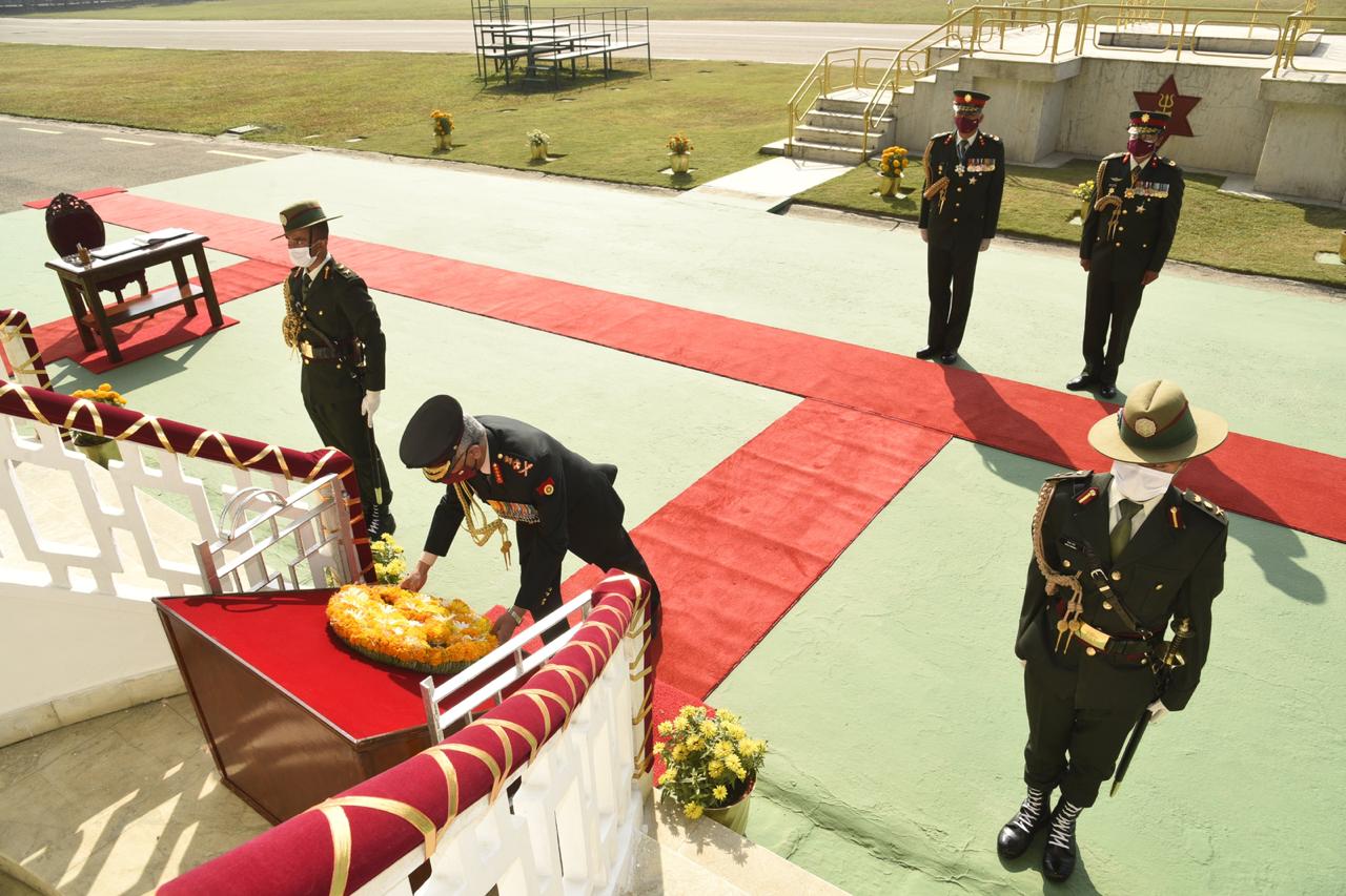 Indian Army Chief warmly welcomed in Nepal