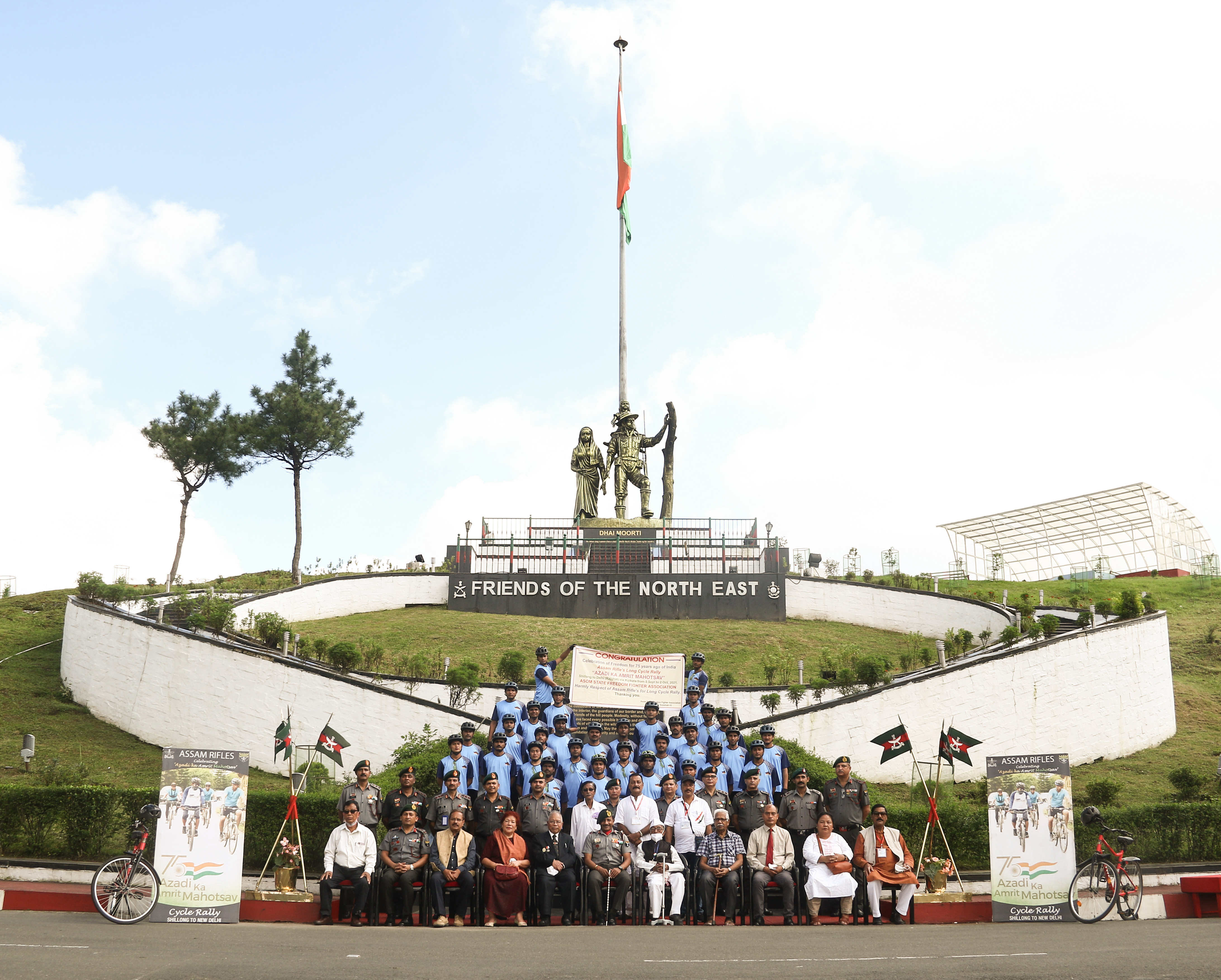 Assam Rifles cycle rally from Shillong to Delhi