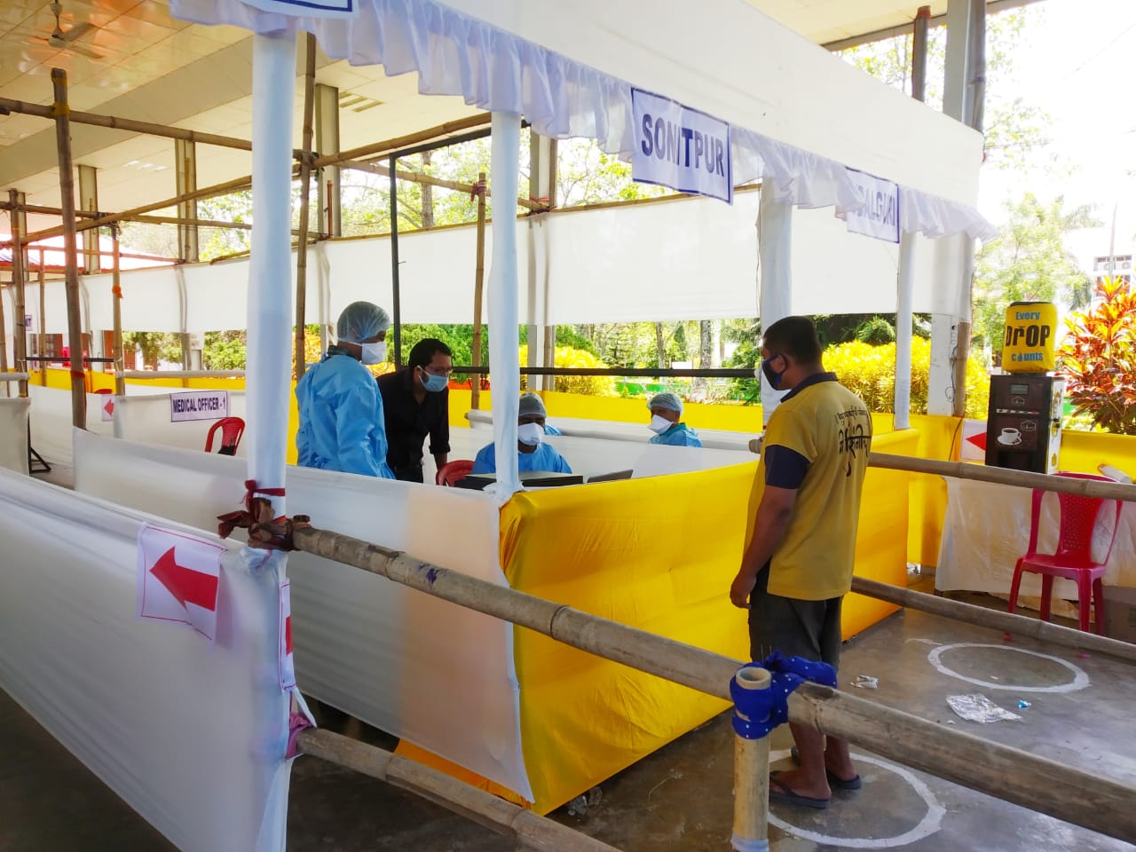 Zonal screening venue set up at Tezpur University