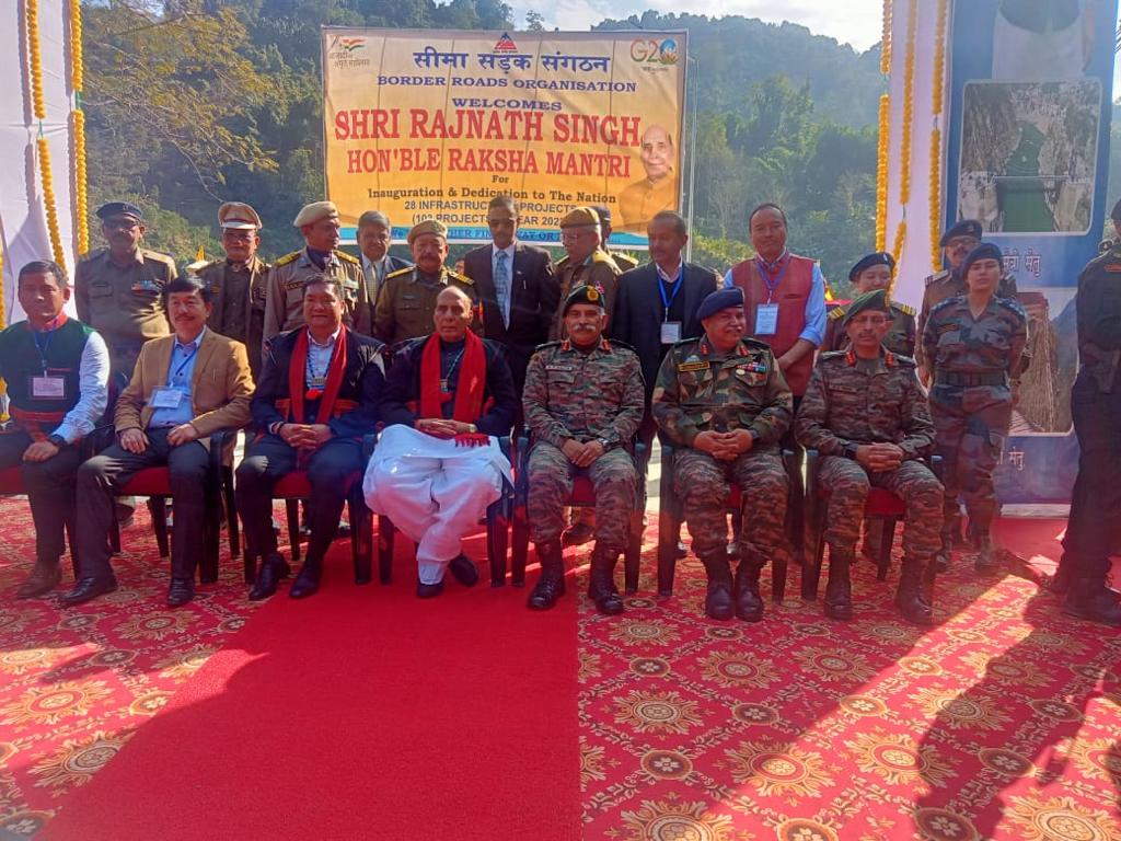 Defence Minister at Arunachal pradesh