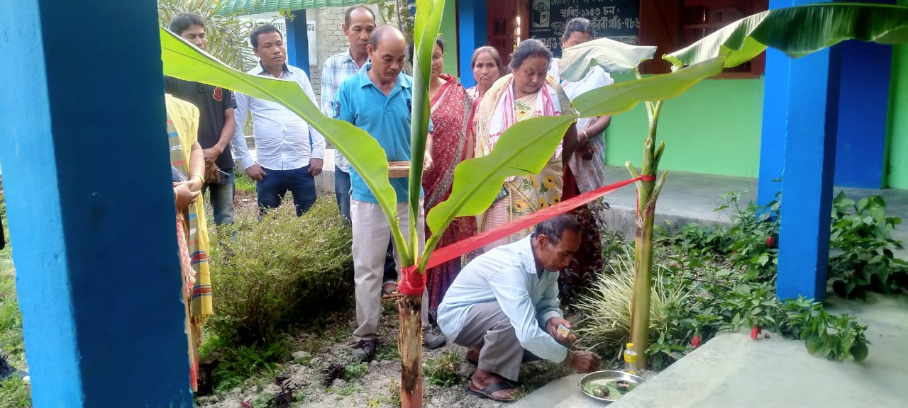 টিংখাঙত নতুন বিদ্যালয় গৃহ মুকলি