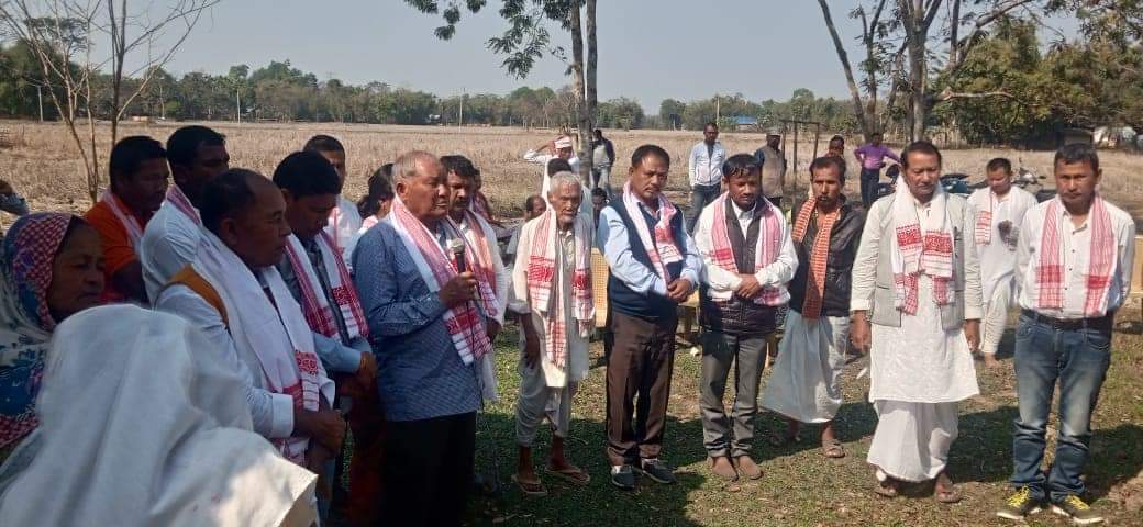 tingkhong lay foundation stone scheme