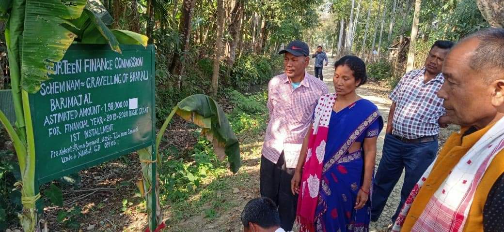 tingkhong lay foundation stone scheme