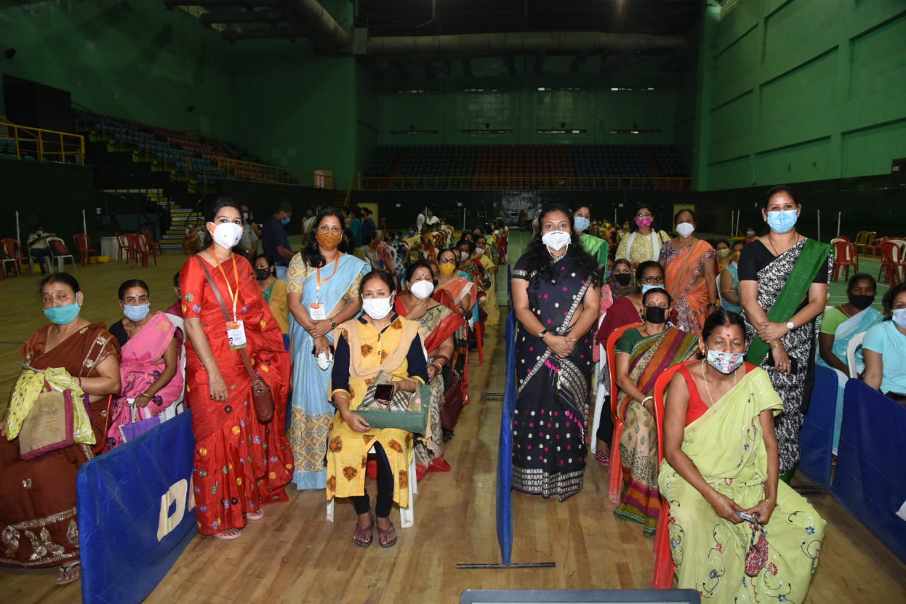 বিজেপি, অসম প্ৰদেশ মহিলা মৰ্চাৰ উদ্যোগত 'সামূহিক টীকাকৰণ অভিযান'