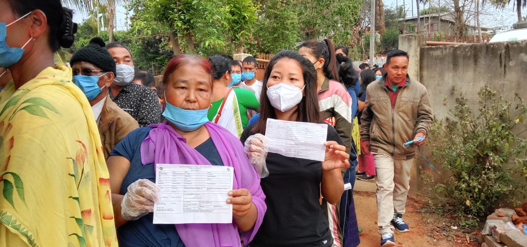 voting going on in karbi anglong for second phase of assam election