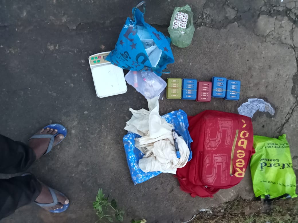 Large Number Of Drugs With 3 paddlers Arrested By Police At Bokajan