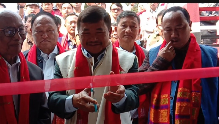 KAAC CEM TULIRAM RONGHANG INOUGURATE LIBRARY AT RESIDENCE OF RONGBONG TERANG