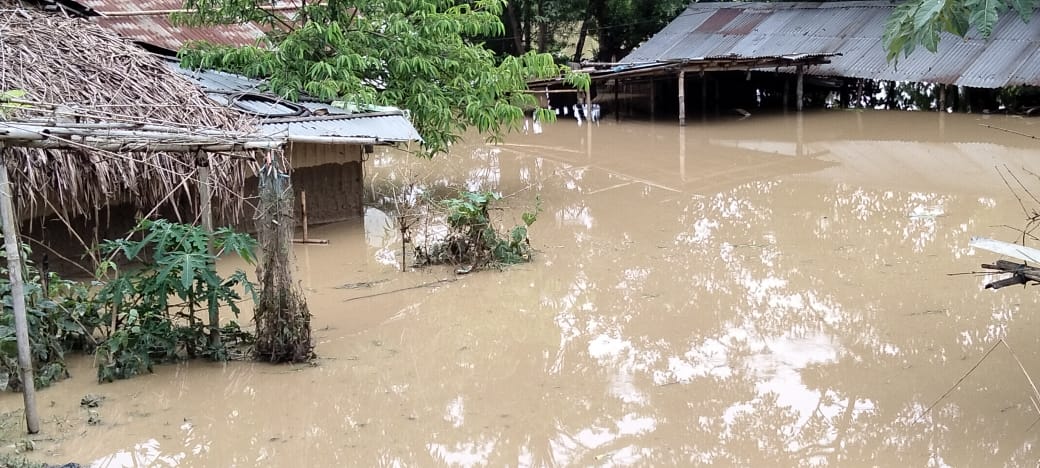 Kapili river flood effected to west Karbi Anglong