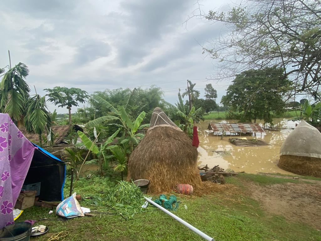 Kapili river flood effected to west Karbi Anglong