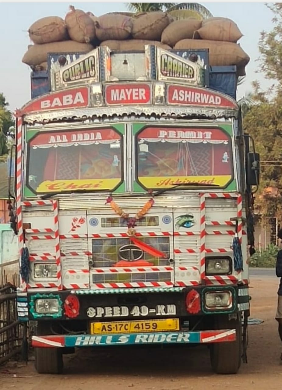 RICE LOADED TRUCK WITH  TRUCK DRIVER MISSING IN BOKOLIYA GHAT