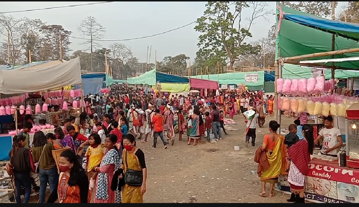 চতুৰ্থ দিনাও যুৱ মহোৎসৱকলৈ উখল-মাখল তাৰালাংছ'ৰ বাকৰি