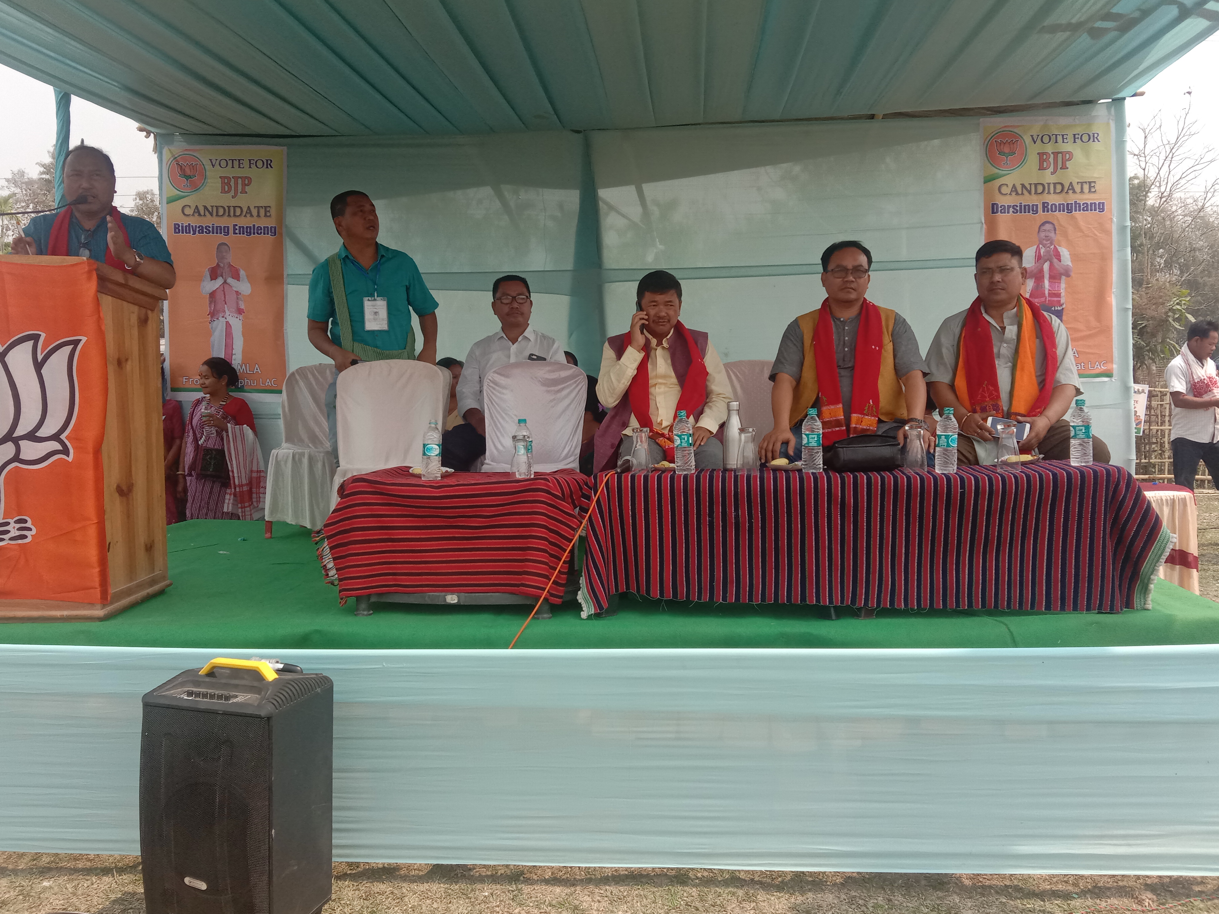 election campaign at karbi anglong