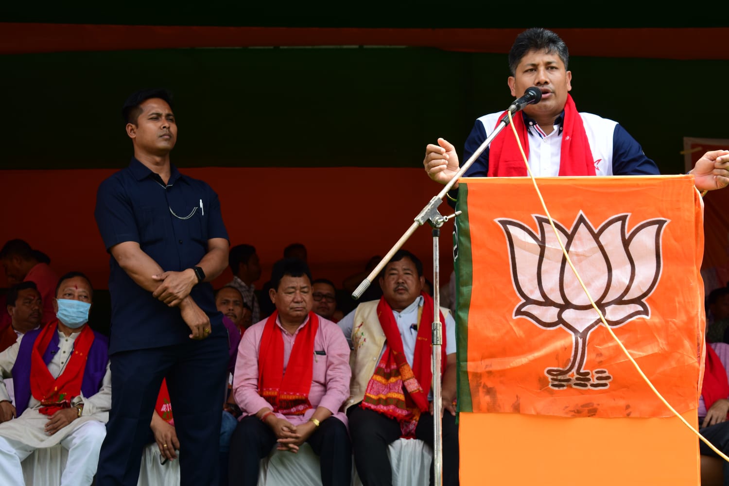 Assam BJP review meeting in diphu