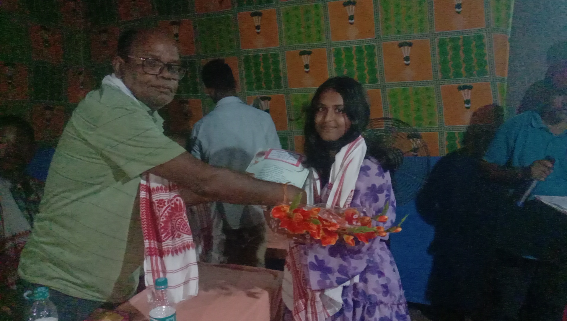 felicitation of brilliant student in karbi anglong