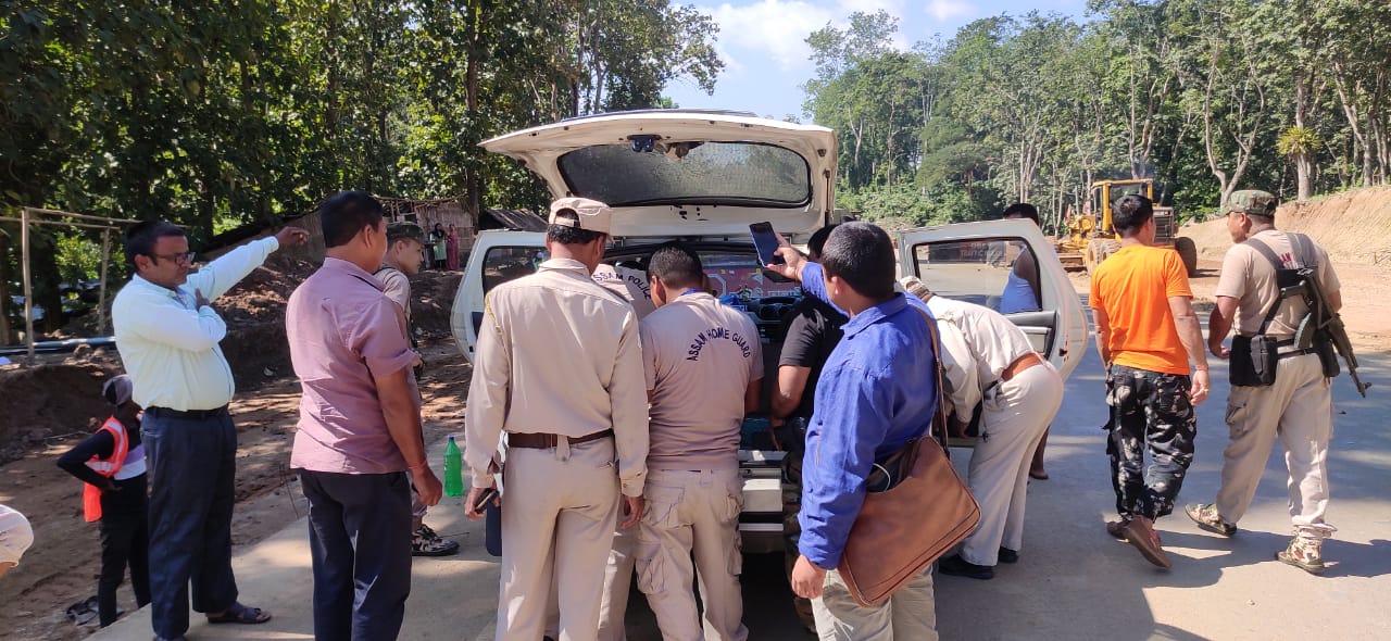 suspected Morphine seized at dilai in Diphu