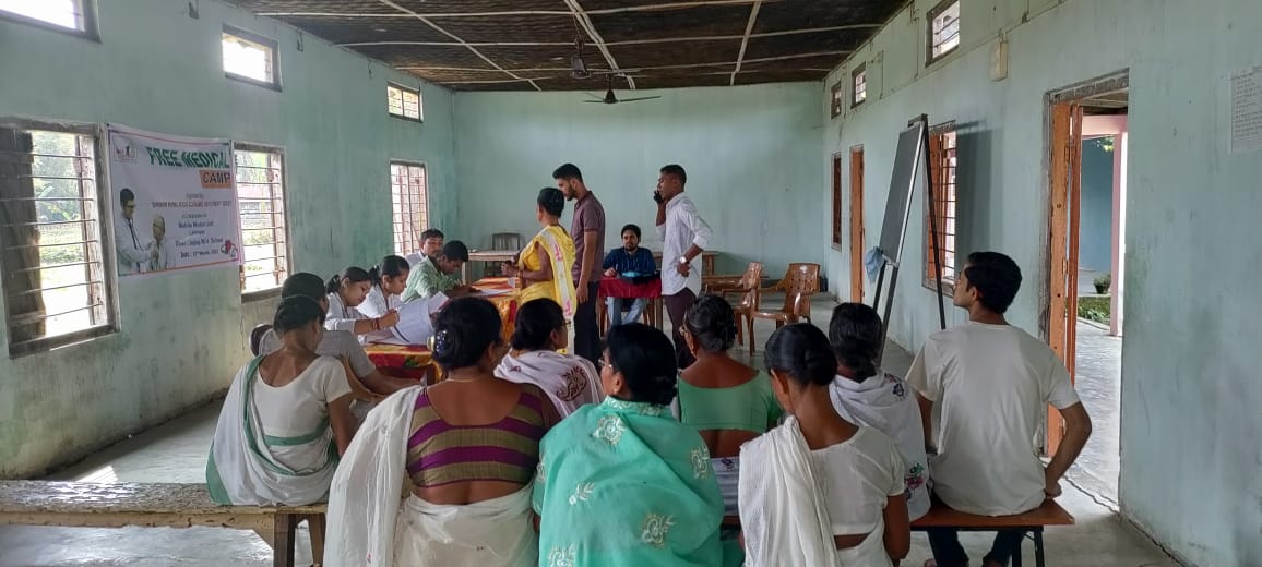 free health camp held in bihpuria