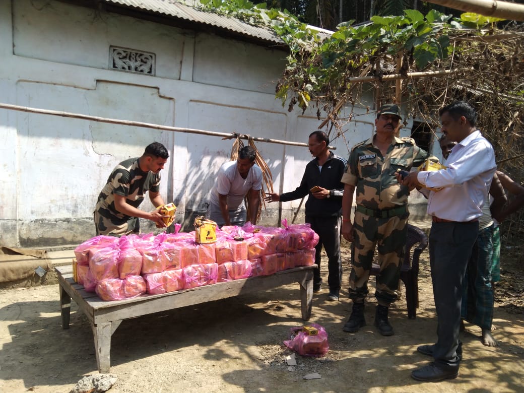 অসম-বাংলাদেশ সীমান্তত উদ্ধাৰ বৃহৎ পৰিমাণৰ নিচাযুক্ত সামগ্ৰী