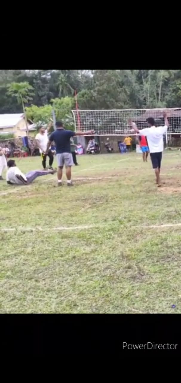 Volly ball player died during the match at Bokajan