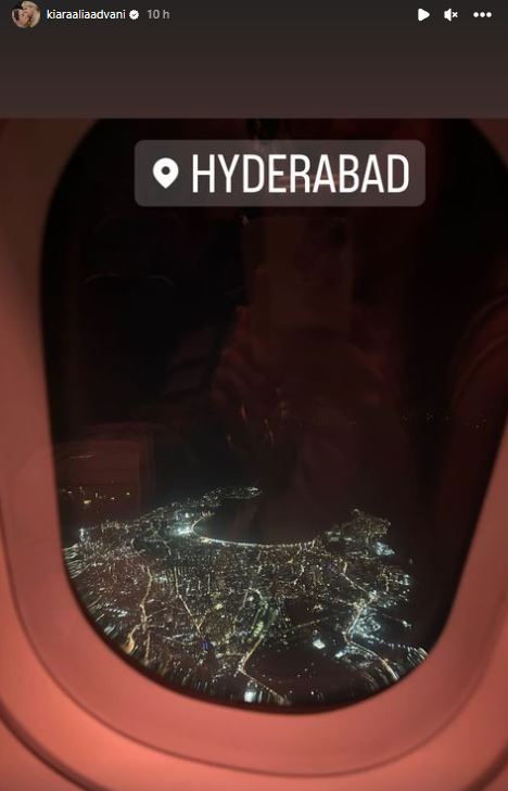 Kiara Advani lands in Hyderabad for Game Changer shoot