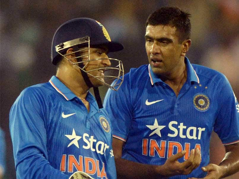 MS Dhoni and Ashwin