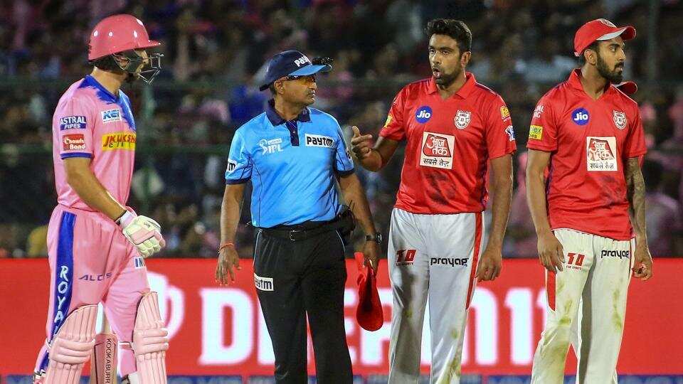 A moment from IPL 2019 that created controversy.