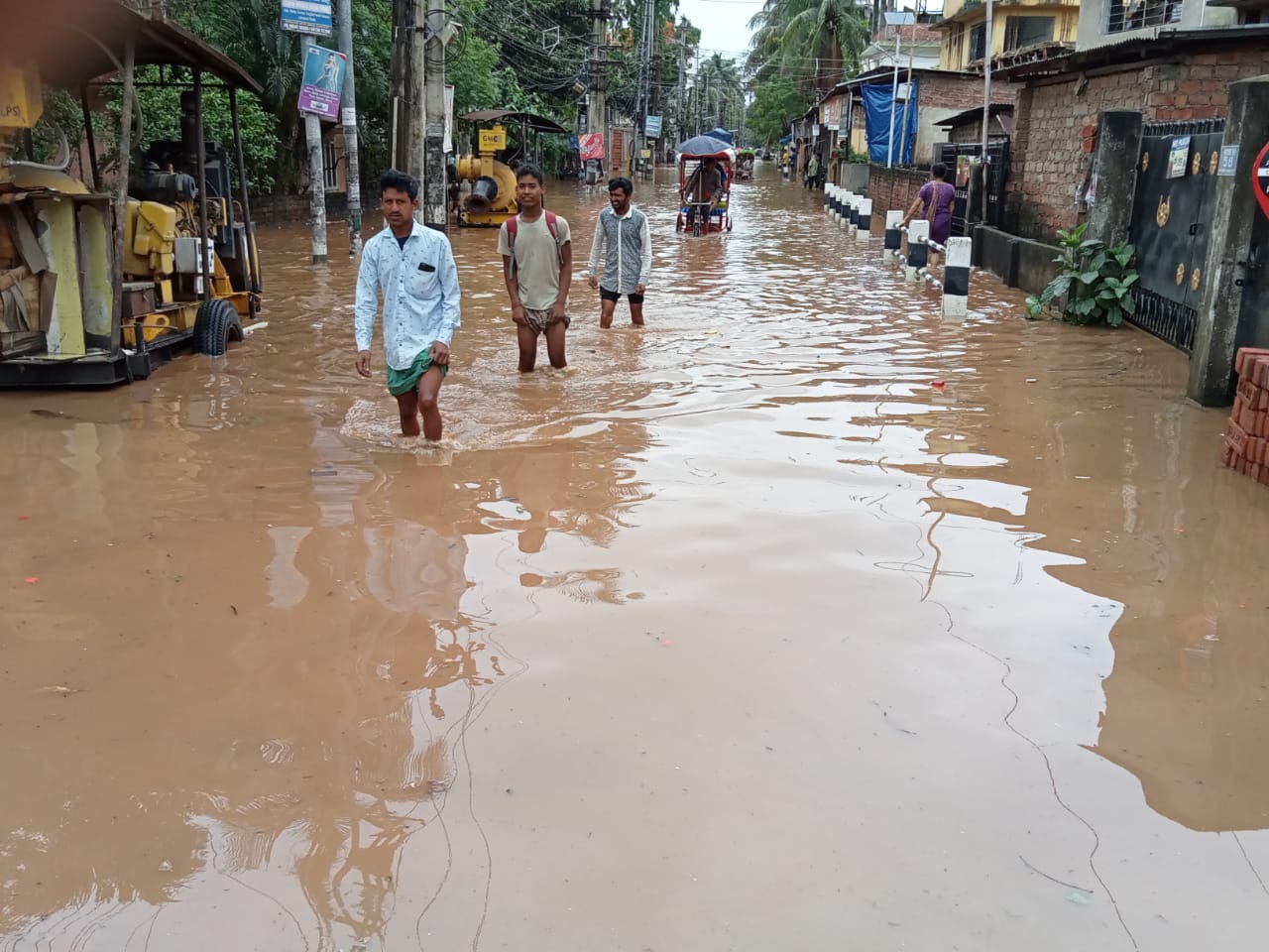 Artificial flood in Guwahati