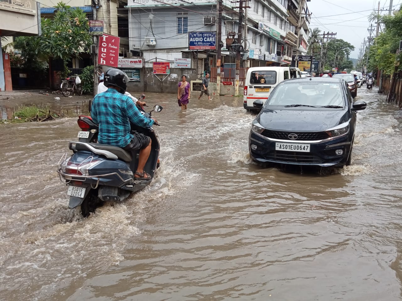 Artificial flood in Guwahati