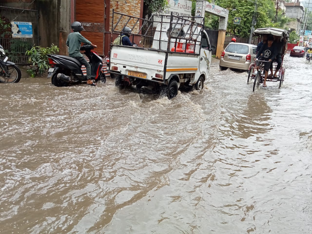 Artificial flood in Guwahati