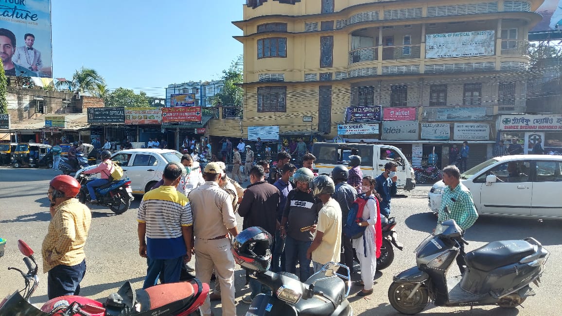 kamrup police is becoming strict of wearing helmet