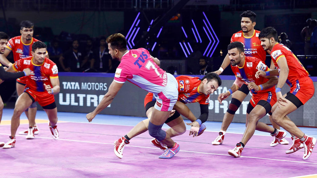 Shrikant Jadhav  Surender Gill  Up Yodha  Jaipur Pink Panthers  Pro Kabaddi