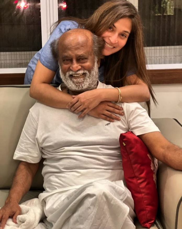 Rajinikanth and Aishwaryaa