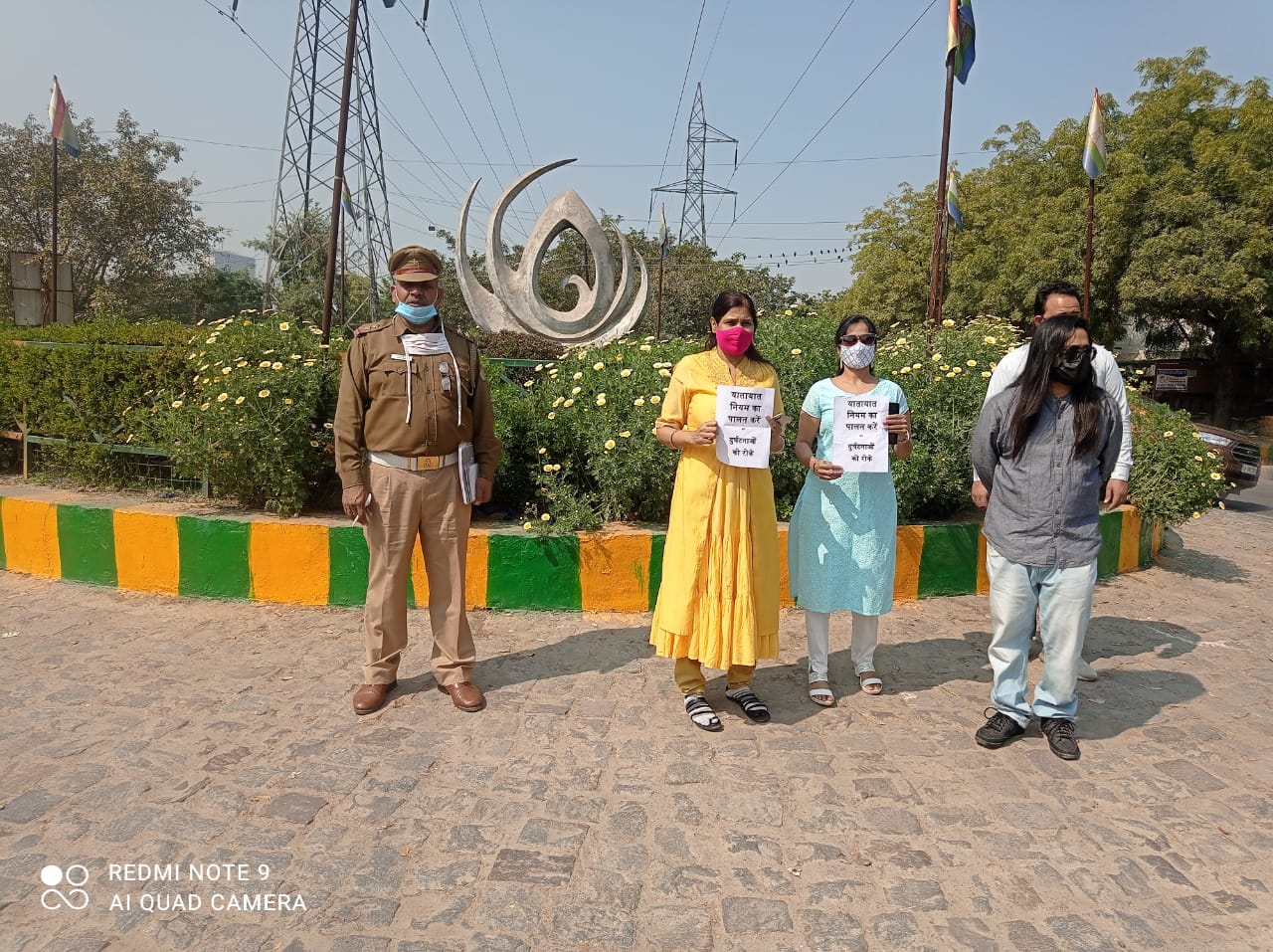 Traffic Rule Awareness Campaign: نوئیڈا میں ٹریفک قوانین کے تئیں بیداری مہم