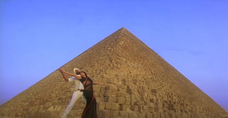 bollywood films shot in egypt