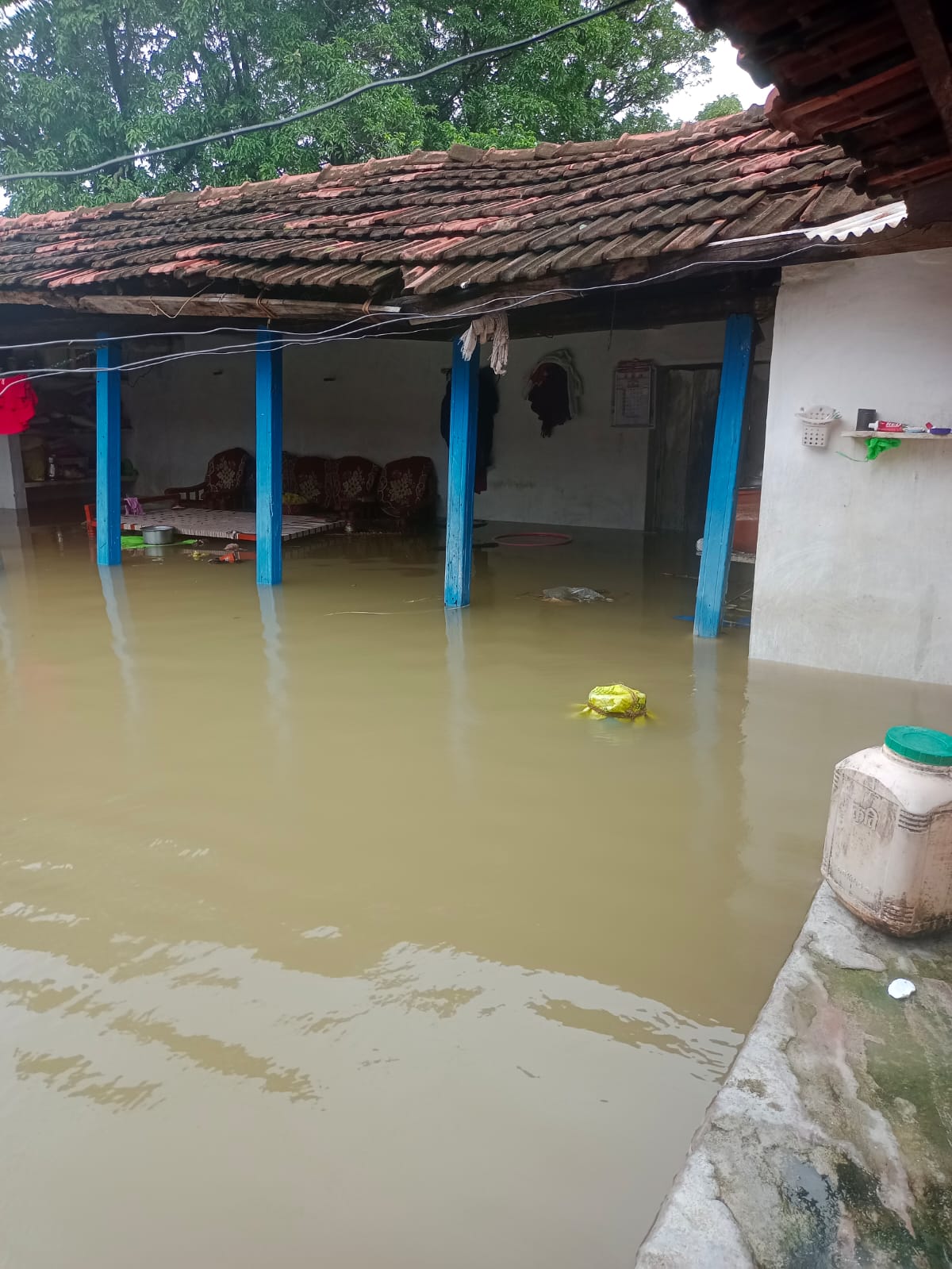 MP Heavy Rain ETV Bharat Ground Report from Berasia Bhopal