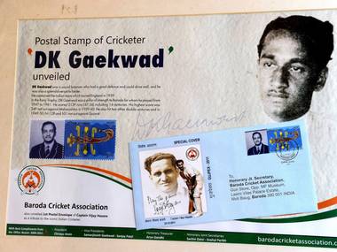 The postal department paid a fine tribute to Gaekwad as it issued a 'Special Cover' in his honour on Thursday.