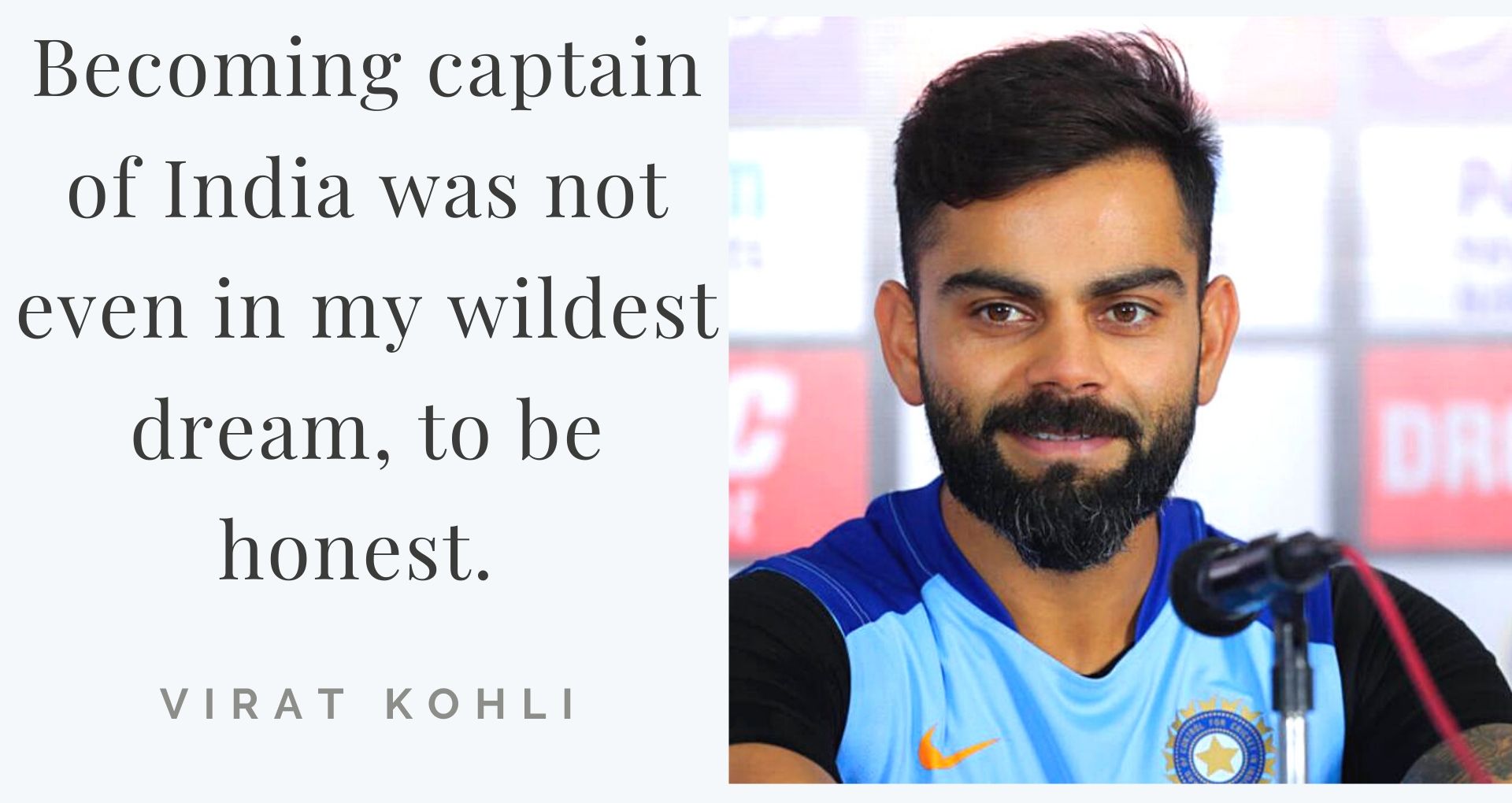 kohli about captaincy