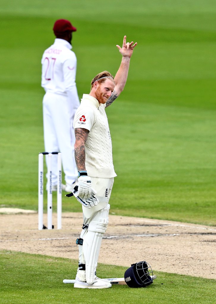 Ben Stokes was adjudged Man of the Match award in Manchester Test.