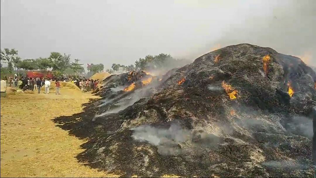 भीषण अगलगी में एक मासूम की मौत